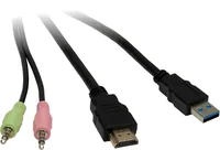 Inter-Tech IPC KVM Switch AC-22HUS HDMI, 4K60Hz