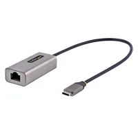 StarTech.com USB-C to Ethernet Adapter, 10/100/1000 Mbps, Gigabit Network Adapter w/ ASIX AX88179A Chip, 1ft/30cm Cable, USB Type C to RJ45 Ethernet Dongle, USB C to LAN Adapter, Windows/macOS/Linux/ChromeOS (US1GC30B2)