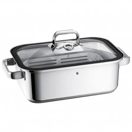 WMF 1741026040 Vitalis Compact Aroma Dampfgarer mit Silikondichtung