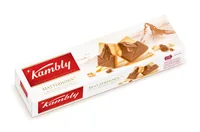 Kambly Guetzli Matterhorn 100 g - Produkttyp: Schokolade - Nährwertangabe pro: 100 g - Energiegehalt (in kj): 2173 KJ - Energiegehalt (in kcal): 519 Kcal - Fett: 27 g - Gesättigte Fettsäuren: 16 g