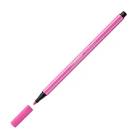 STABILO Fasermaler Pen 68 Neon Rosa - Strichstärke: 1 mm - Set: Nein - Verpackungseinheit: 1 Stück - Eigenschaft-Stift: Keine - Anwender: Schule - Büro - Erwachsene - Kinder - Fasermaler & Fineliner Art: Filzstift