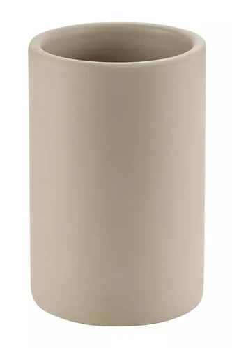 diaqua® Zahnputzbecher Zylo Beige - Detailfarbe: Beige - Detailmaterial: Keramik - Grundmaterial: Keramik