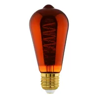 EGLO Leuchten Lampe 4 W E27 Warmweiss - Energieeffizienzklasse EnEV 2020: Keine - Lampensockel: E27 - Farbtemperatur Kelvin: 2000 K - Gesamtleistung: 4 W - Dimmbar: dimmbar - Zusätzliche Ausstattung: Keine
