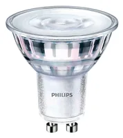 Philips Lampe LEDcla 65W GU10 WH 36D ND SRT4 Warmweiss (WW) - Energieeffizienzklasse EnEV 2020: G - Lampensockel: GU10 - Farbtemperatur Kelvin: 3000 K - Gesamtleistung: 4.7 W - Dimmbar: nicht dimmbar - Zusätzliche Ausstattung: EyeComfort