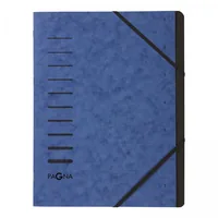 PAGNA Ordnungsmappe A4 40058-02 blau 7-teilig