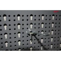 EP Einfachhaken für Lochwände, verzinkt, 25 mm/10 cm, 10 Stück - Produkttyp: Lochhaken