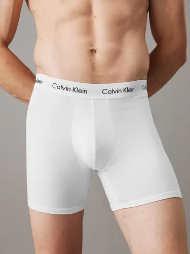 Calvin Klein Wäsche Unterhosen Boxer Brief 3Pk Grau/Schwarz/Weiss, M - Zielgruppe: Herren - Zertifikate: Keine Zertifizierung - Trocknergeeignet: Ja - Waschbar bei: 30 °C - Grösse: M - Eigenschaften: Keine Eigenschaft