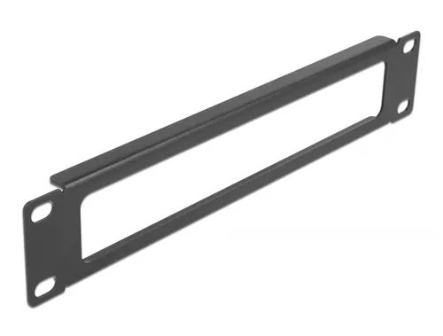 DeLOCK 10″ Network Cabinet Panel with opening 1U black