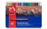 CARAN D'ACHE Wachsmalkreide Neocolor 1 7000.340 40 Farben ass. Metallbox