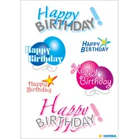 HERMA 3408 decorative sticker Paper Multicolour Permanent 18 pc(s)