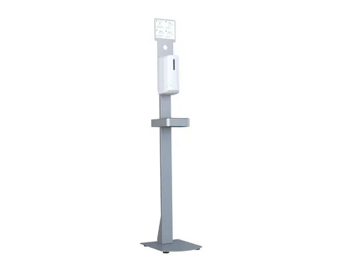 Multibrackets Desinfektionsmittelständer Hygienebox Stand weiss / 9646 - Produktkategorie: Desinfektionsmittelständer - Detailfarbe: Weiss