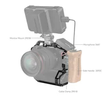 Smallrig Cage für Canon EOS R5/R6/R5C/R6II mit BG-R10 Batteriegriff - Detailfarbe: Schwarz