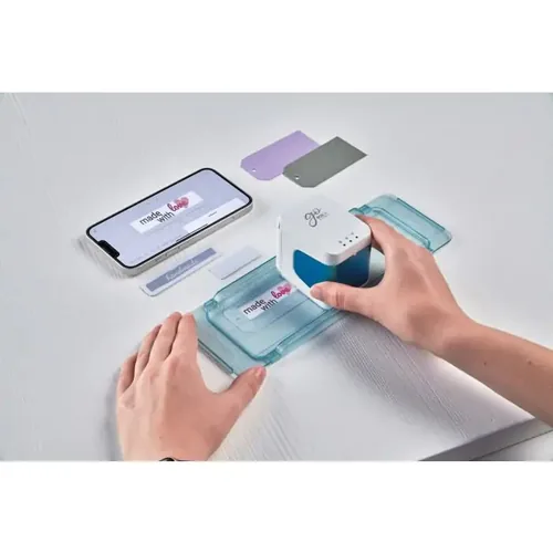 Colop Beschriftungsgerät Colop E-Mark Go Set - Drucktechnik: Tintenstrahl - Stromversorgung: Akkubetrieb - Druckmedien: Etiketten - Schnittstellen: WLAN - Medien Abschneidevorrichtung: Nein - Kapazität Wattstunden: 5.92 Wh