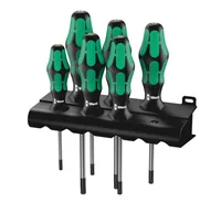 Wera 3676 TORX BO Kraftform Schraubendrehersatz Rack