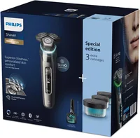 Philips SHAVER Series 9000 S9974/63 rasoir pour homme Rasoir rotatif Tondeuse Chrome