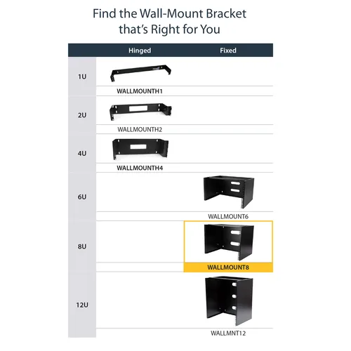 8U WALL-MOUNT BRACKET .