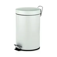 Kela 18160 trash can 3 L Round Metal White