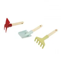 Klein-Toys Gartenwerkzeug 3 Teile - Altersempfehlung ab: 3 Jahren - Detailfarbe: Nature - Mehrfarbig - Anzahl Teile: 3 Teile - Eigenschaften: Recycled Plastic