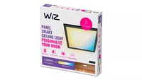 WiZ Panel Tunable White Deckenleuchte Schwarz 1000 lm - Lampensockel: LED fest verbaut - Farbtemperatur Kelvin: 2700 bis 6500 K - Aussenanwendung: Nein - Gesamtleistung: 12 W - Leuchten Kategorie: Panel - Lichtfarbe: Tunable White