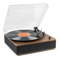 Fenton Plattenspieler RP161 Dunkelbraun - Detailfarbe: Dunkelbraun - Plattenspieler Antriebsart: Riemenantrieb - Platte Geschwindigkeit: 45 U/min - 33? U/min - 78 U/min - Tonabnehmer: Dabei - Tonarm: Gerade - Anwender: HiFi