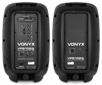 Vonyx PA-System VPS102A - Einsatzgebiete: Gastro / Gewerbe - Home-Party /-Disco - Installation - Anwendungsbereich: Aerobic / Fitness - DJ - Entertainer - Gesang - Ausstattung: Abnehmbares Mikrofon - Bluetooth Audio Streaming - Fernbedienbar - USB Audio S