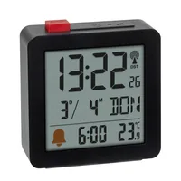 TFA Dostmann Digitalwecker Schwarz - Betriebsart: Akkubetrieb - Funksignal: Ja - Funktionen: Snooze-Funktion - Ausstattung: Aussentemperaturanzeige - Displaytyp: LCD - Detailfarbe: Schwarz
