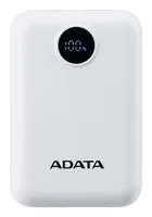 ADATA Powerbank P10022-12 10000 mAh - Akkutyp: Lithium-Polymer (LiPo) - Akkukapazität: 10000 mAh - Detailfarbe: Weiss - USB Ladeanschluss (Output): 2 - USB-C PD: Nein - Max. Output USB-C PowerDelivery: 10.5 W