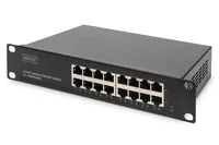 DIGITUS Switch 16-Port Gigabit 10 Unmanaged schwarz