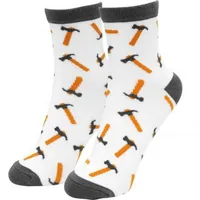 Sheepworld 47020 sock Crew socks Grey, Orange, White