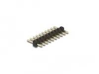 Delock Stiftleiste 10 Pin, Rastermaß 1,27 mm, 1-reihig, gerade, 5 Stück
