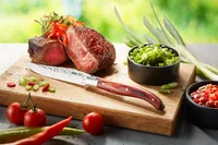 GEFU Steakmesser-Set Rancho 6 Stück - Typ: Steakmesser - Klingenmaterial: Stahl - Griffmaterial: Stahl - Set: Ja - Verpackungseinheit: 6 Stück - Detailfarbe: Schwarz - Edelstahl