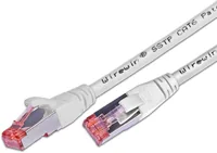 Wirewin Patchkabel RJ-45 - RJ-45, Cat 6, S/FTP, 0.5 m, Weiss - Detailfarbe: Weiss - Form: Rund - Verpackungseinheit: 1 Stück - Zusatzfunktionen: Längenaufdruck auf Stecker - Mit Klinkenschutz - Länge: 0.5 m - Produkttyp: Patchkabel