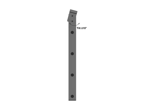 Multibrackets Deckenhalterung Ceiling Mount Pro OM55N-D - Detailfarbe: Schwarz - Eigenschaften: Deckenmontage - Pivot - Maximale Bildschirmgrösse: 55  - Maximale Tragkraft: 80 kg