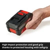 Power-X-Change Starter-Kit A1, 18Volt 4Ah (schwarz/rot, Akku + Ladegerät)
