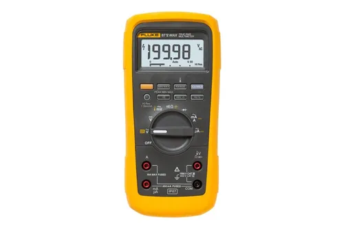 Fluke Multimeter 87 V MAX E2 Combo Kit - Anwendungsbereich: Elektrotechnik - Industrie - Betriebsart: Batteriebetrieb - Funktionen: Diodentest-Funktion - Frequenzmessung - Gleichspannung - Gleichstrom - Kapazitätsmessung - Temperaturmessung - Wechselspann