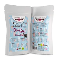 HerzensHund Nassfutter Welpe Bio-Gans mit Bio-Apfel, 130 g - Tierbedürfnis: Kein besonderes Bedürfnis - Geschmacksrichtung: Geflügel - Zertifikate: EU BIO - Fleischsorte: Gans - Futtereigenschaft: Getreidefrei - Ohne künstliche Zusätze - Single Protein - 
