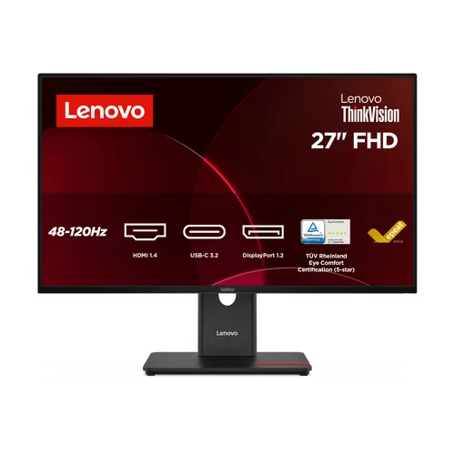 Lenovo ThinkVision T27-40 computer monitor 68.6 cm (27") 1920 x 1080 pixels Full HD LED Black