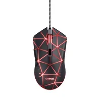 Trust Gaming-Maus GXT 133 Locx - Maus Features: Geflechtkabel - Umschaltbare DPI-Auflösung - Daumentaste - Beleuchtung - Scrollrad - Bedienungsseite: Universal - Detailfarbe: Schwarz - Gewicht: 86 g - 133 g - Verbindungsart: Verkabelt - Schnittstelle: USB