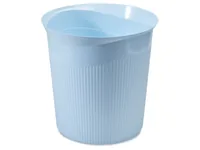 HAN Papierkorb Re-LOOP 13 l, Hellblau - Fassungsvermögen: 13 l - Höhe: 28.7 cm - Anzahl Behälter: 1 - Material: Recycling-Kunststoff - Detailfarbe: Hellblau - Form: Rund