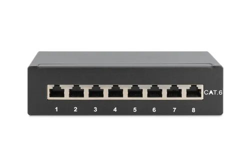 DIGITUS DESKTOP CAT 6 PATCH PANEL SHIELDED