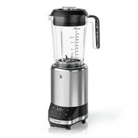 WMF Multifunktionsmixer KULT Pro Silber - Motorleistung: 1200 W - Funktionen: Impulsfunktion - Mahlen - Ice Crushen - Hacken - Mixen - Fassungsvermögen Saftbehälter: 1.2 l - Detailfarbe: Silber