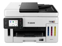 Canon Multifunktionsdrucker MAXIFY GX6150 - Druckertyp: Farbig - Total Fassungsvermögen Papierzuführungen: 350 Seiten - Mobildruck: Ja - Anzahl Papierzuführungen (maximal): 2 - Druckgeschwindigkeit (farbig): 15.5 ppm - Druckgeschwindigkeit (schwarz-weiss)