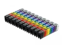 Delock Kabelkennzeichnung Clips 0-9  farbig, 10x 10er Sets. - Produkttyp: Kabelbeschriftung - Ausstattung Kabelmanagement: Befestigungsclip - Verpackungseinheit: 10 Stück - Material: PVC - Detailfarbe: Mehrfarbig