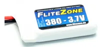 FliteZone RC-Akku LiPo 380 mAh 3.7 V 20C - Akkutyp: Lithium-Polymer (LiPo) - Spannung: 3.7 V - Anwendungsbereich: Flugmodelle - Akkukapazität: 380 mAh - Breite: 20 mm - Balancer-Anschluss: Keiner