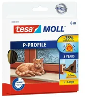 TESA P-Profile 6 m Window Seal rubber Self-adhesive Brown