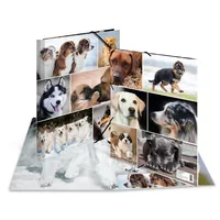 HERMA Gummibandmappe A4 Hunde, Karton, mit Innendruck - Typ: Gummibandmappe - Ausstattung: Innendruck - Gummiband - Detailfarbe: Hellbraun - Material: Karton