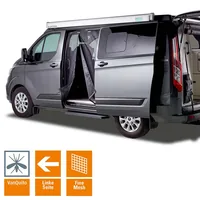 Van Quito Schiebetürenmoskitonetz, fine-mesh, links - Passt zu Automarke: Ford - Einbauseite: Fahrerseite (links) - Material: Fiberglas - PVC - Farbe: Schwarz