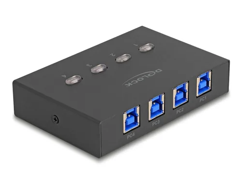 USB 5 Gbps Switch für 4 PC an 1 Gerät