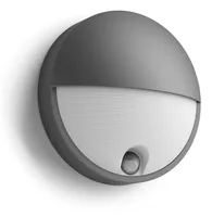 Philips myGarden Wandleuchte Capricorn, 600 lm mit Bewegungsmelder - Dimmbar: nicht dimmbar - Lichtfarbe: Warmweiss (WW) - Lichtausbeute: 100 lm/W - Gesamtleistung: 6 W - Zusätzliche Ausstattung: Bewegungssensor - Farbtemperatur Kelvin: 2700 K