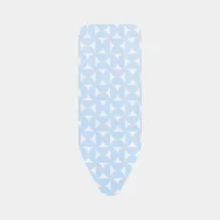 Brabantia Bügelbrettbezug Fresh Breeze 124 x 45 cm, Hellblau - Bügelbrettbezug: Baumwolle (CO) - Zubehörtyp: Bügelbrettbezug - Detailfarbe: Hellblau - Breite max.: 45 cm - Material: Baumwolle - Länge max.: 124 cm